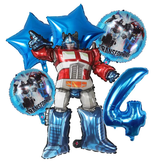 Ballon anniversaire - Optimus Prime 4 Ans