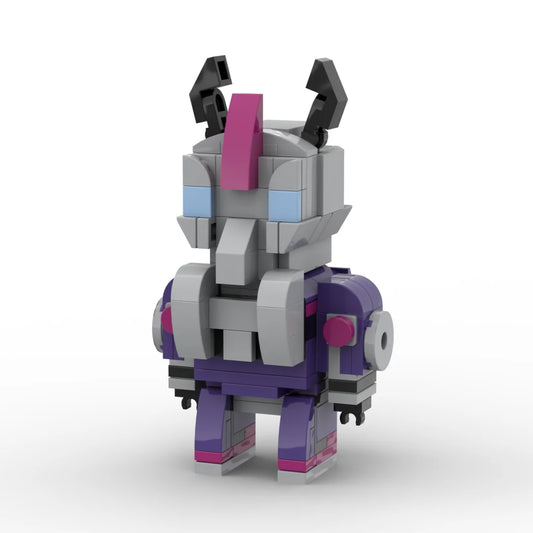 Figurine Transformers Alpha Trion Édition One — Ancien Sage Brick Blanc et Mauve