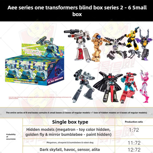 Transformers 6-Figure Decepticon & Autobot Box Set — 2nd Alpha Action Elite Assortment