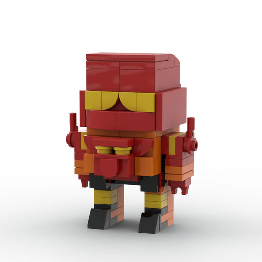 Figurine Transformers Rampage — Brick Compact Rouge et Ocre Prédateur
