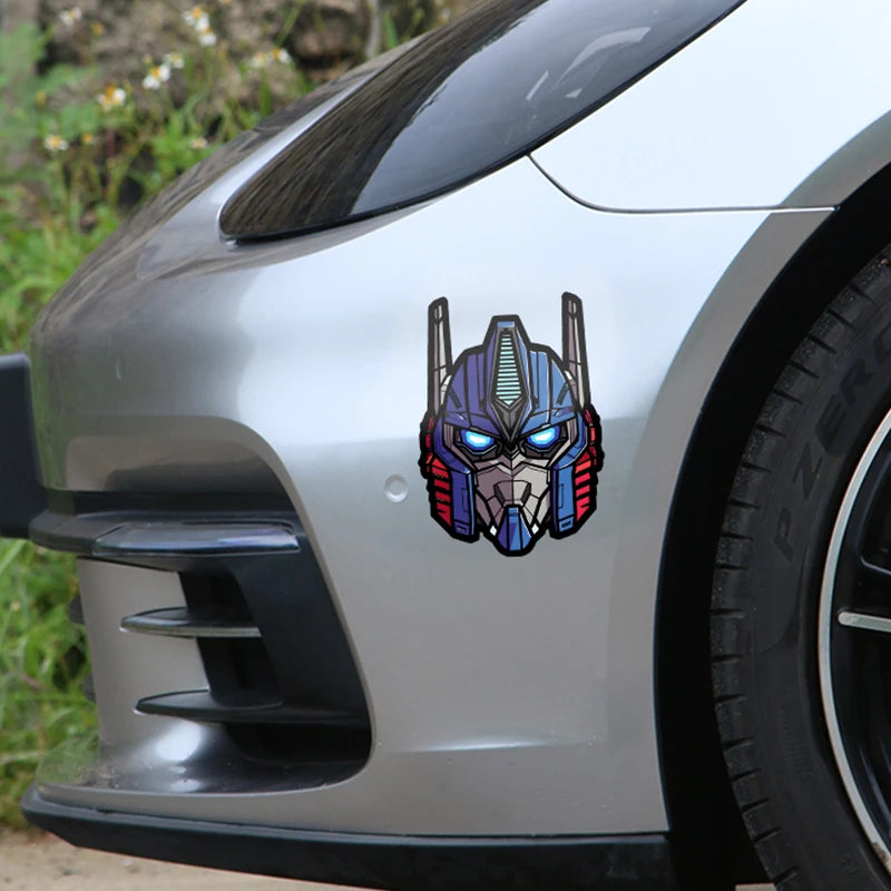 Transformers Car Stickers Window Bumper Windshield Scratch Covering Car Accessories Motorcycle Front Cowl Fuel Tank Vinyl Decal