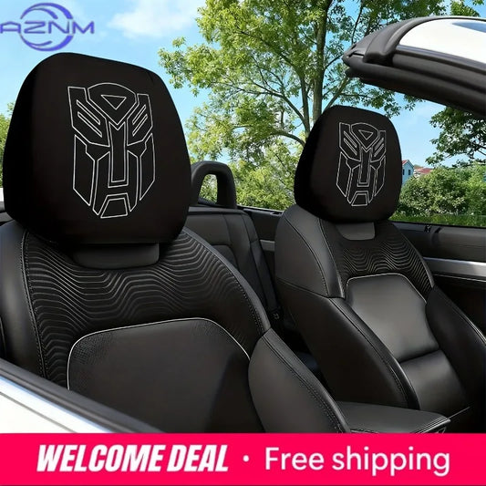 Housse d'Appuie-Tête Transformers Autobot — Set de 2 Protections Sièges Auto