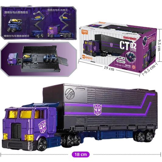 Figurine Transformers Motormaster Convoi Sombre — Cabine Violette Édition CT02 Stunticon