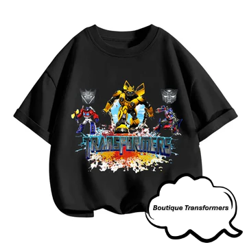 T-Shirt Enfant Transformers - "Transformers" Noir