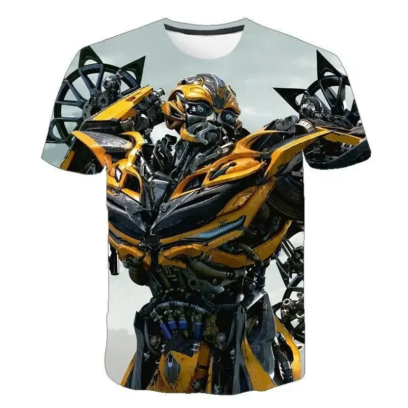 T-Shirt Transformers pour Enfant Bumblebee 3D