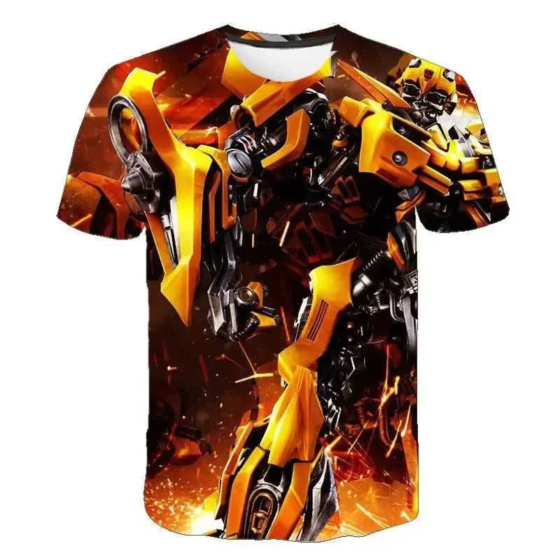 T-Shirt Transformers pour Enfant Bumblebee 3D