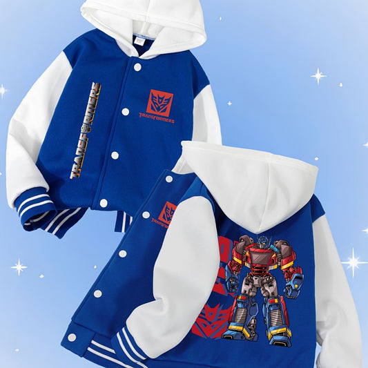 Veste Transformers New Design - Blanc & Bleu