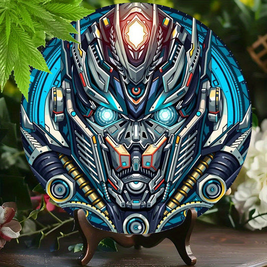 Assiette décorative Transformers - Bleu