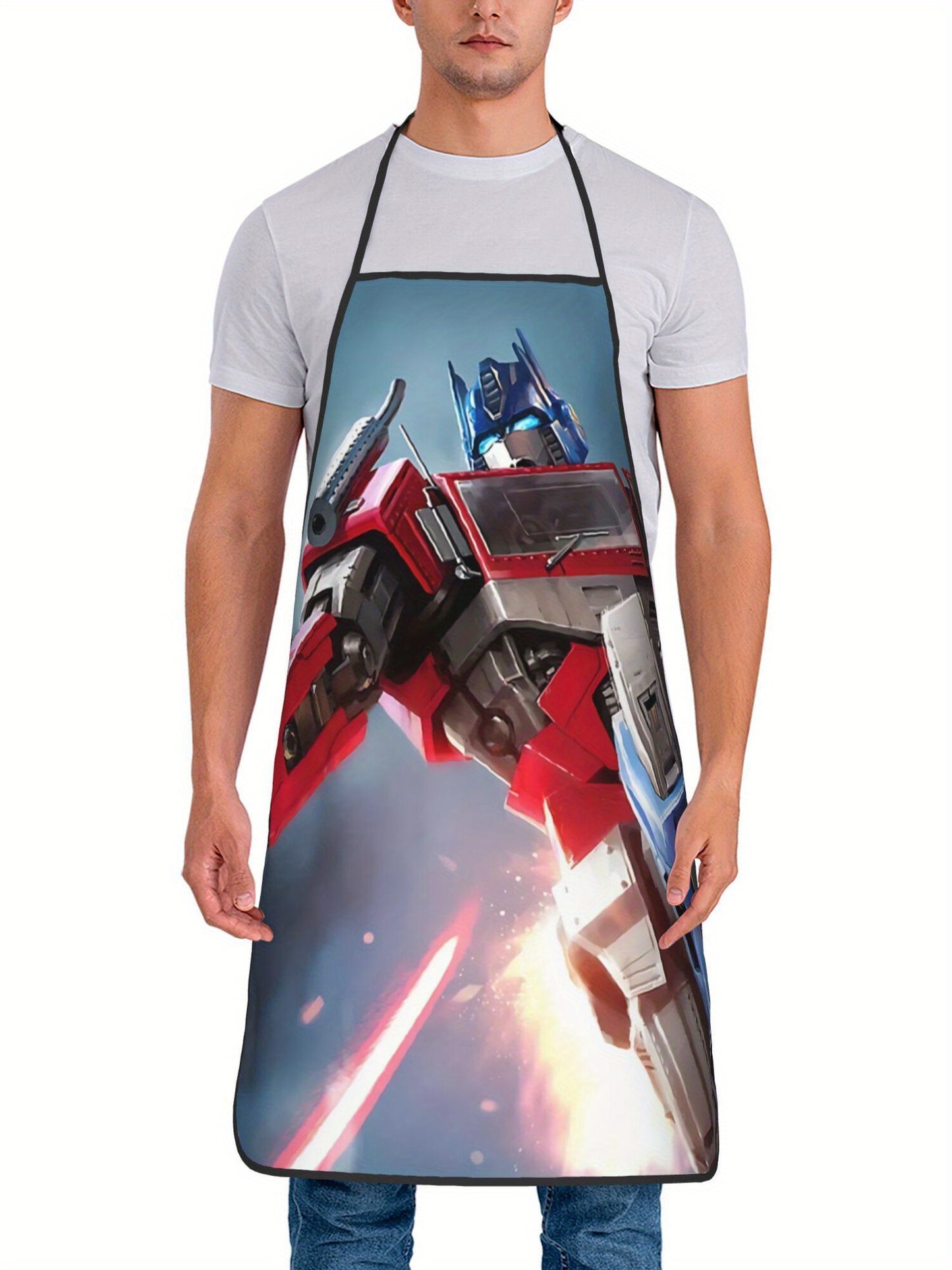 Delantal de Transformers - Rojo